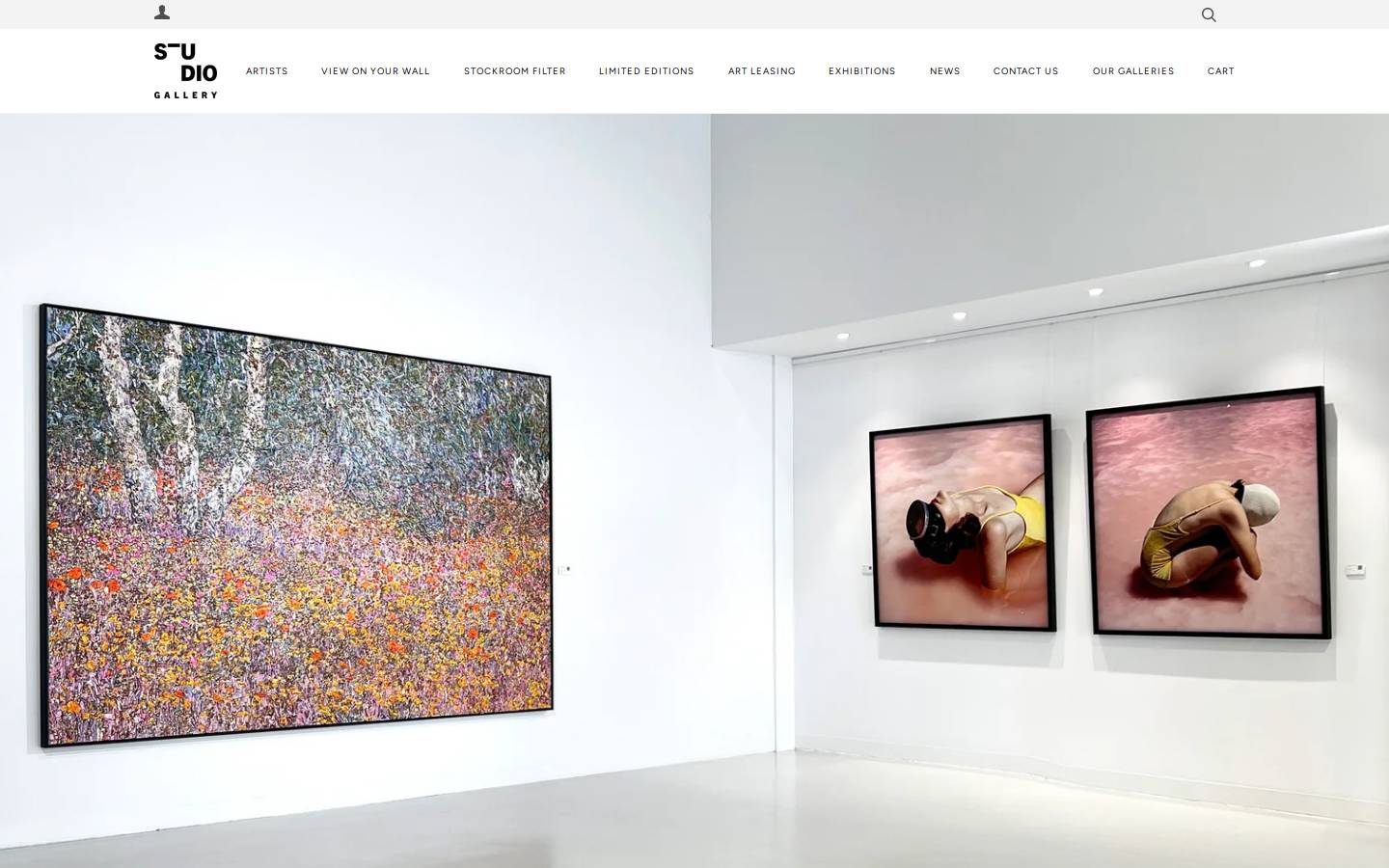 studiogallerymelbourne.com.au homepage screenshot