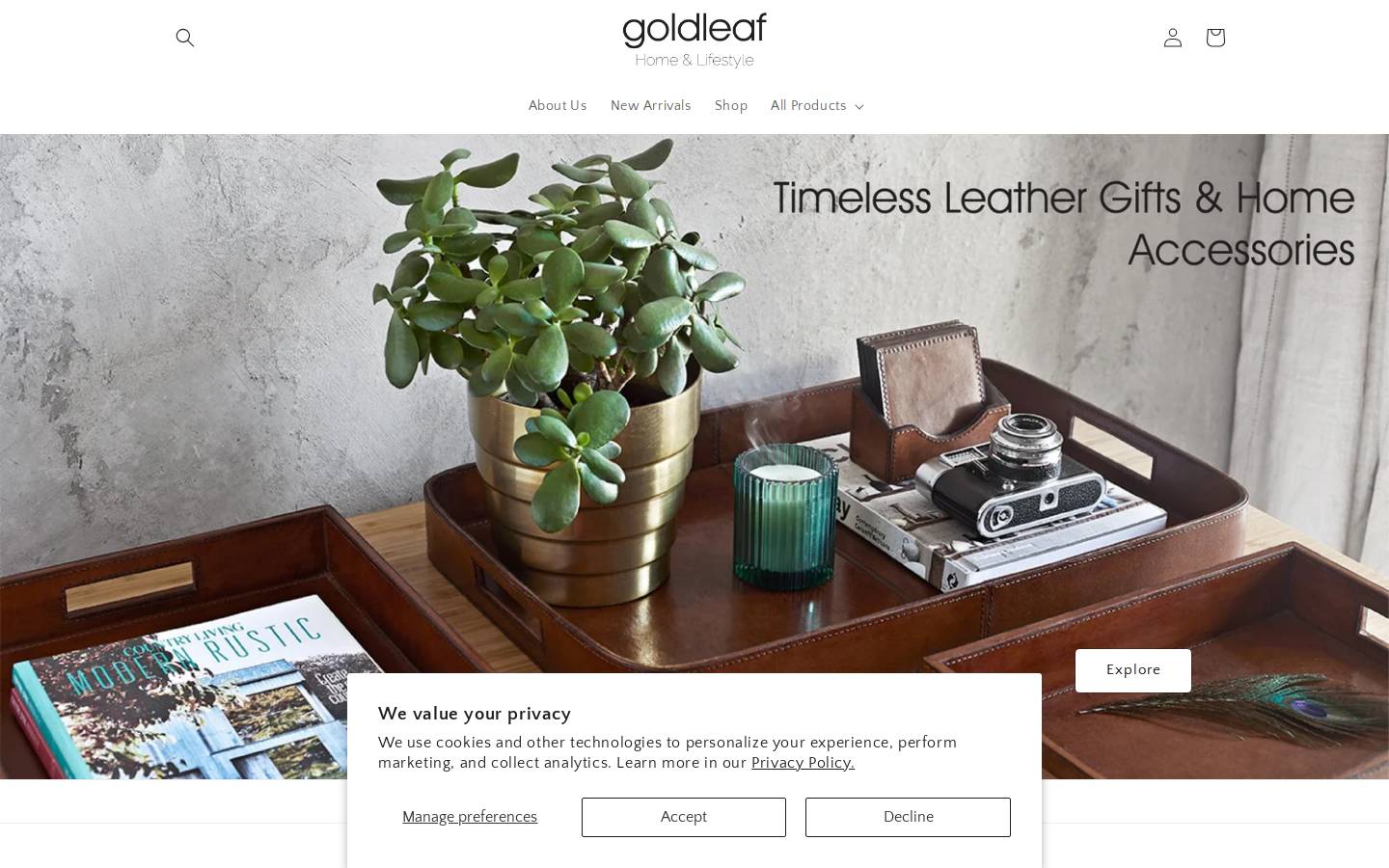 studiogoldleaf.com homepage screenshot