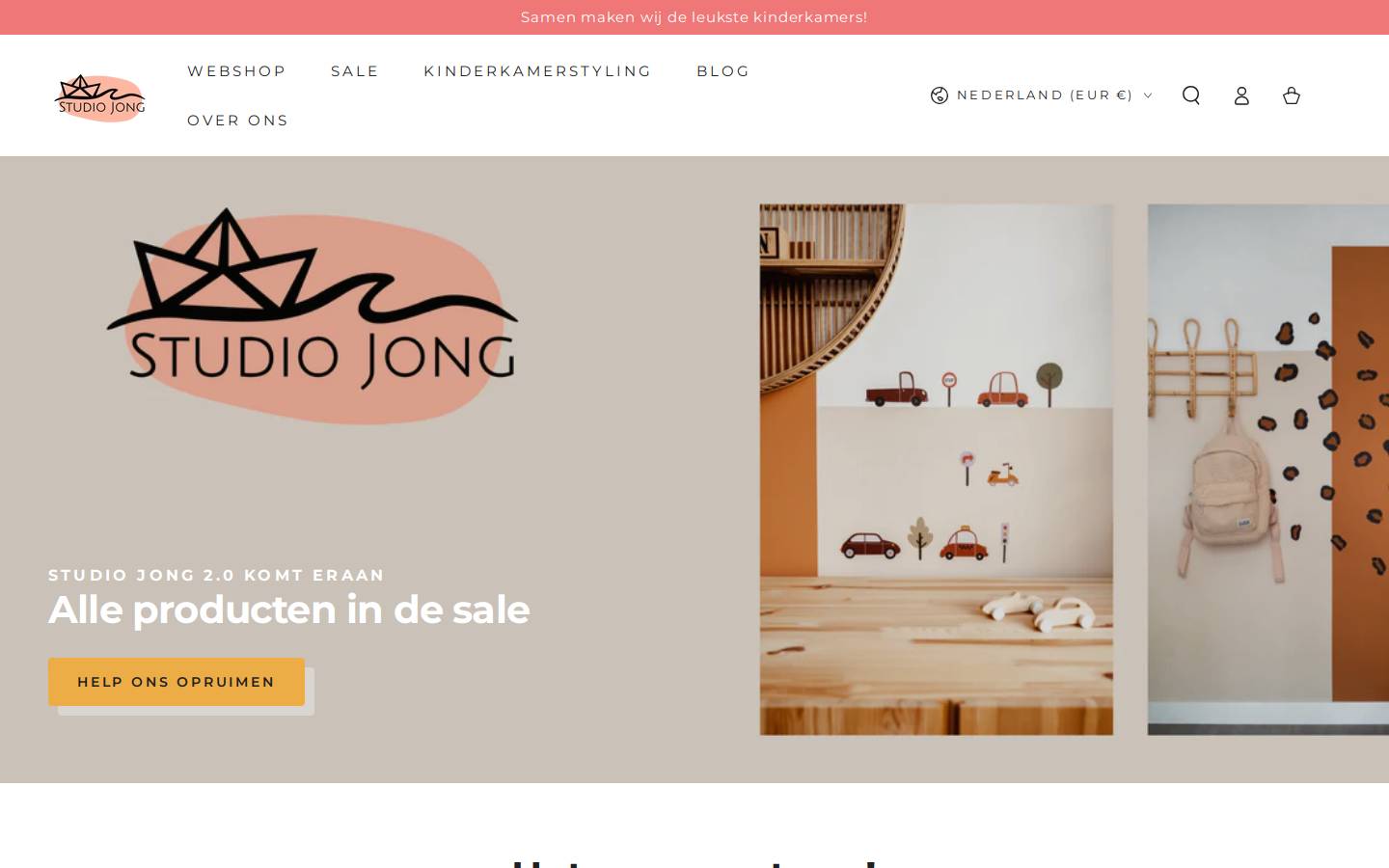studiojong.com homepage screenshot