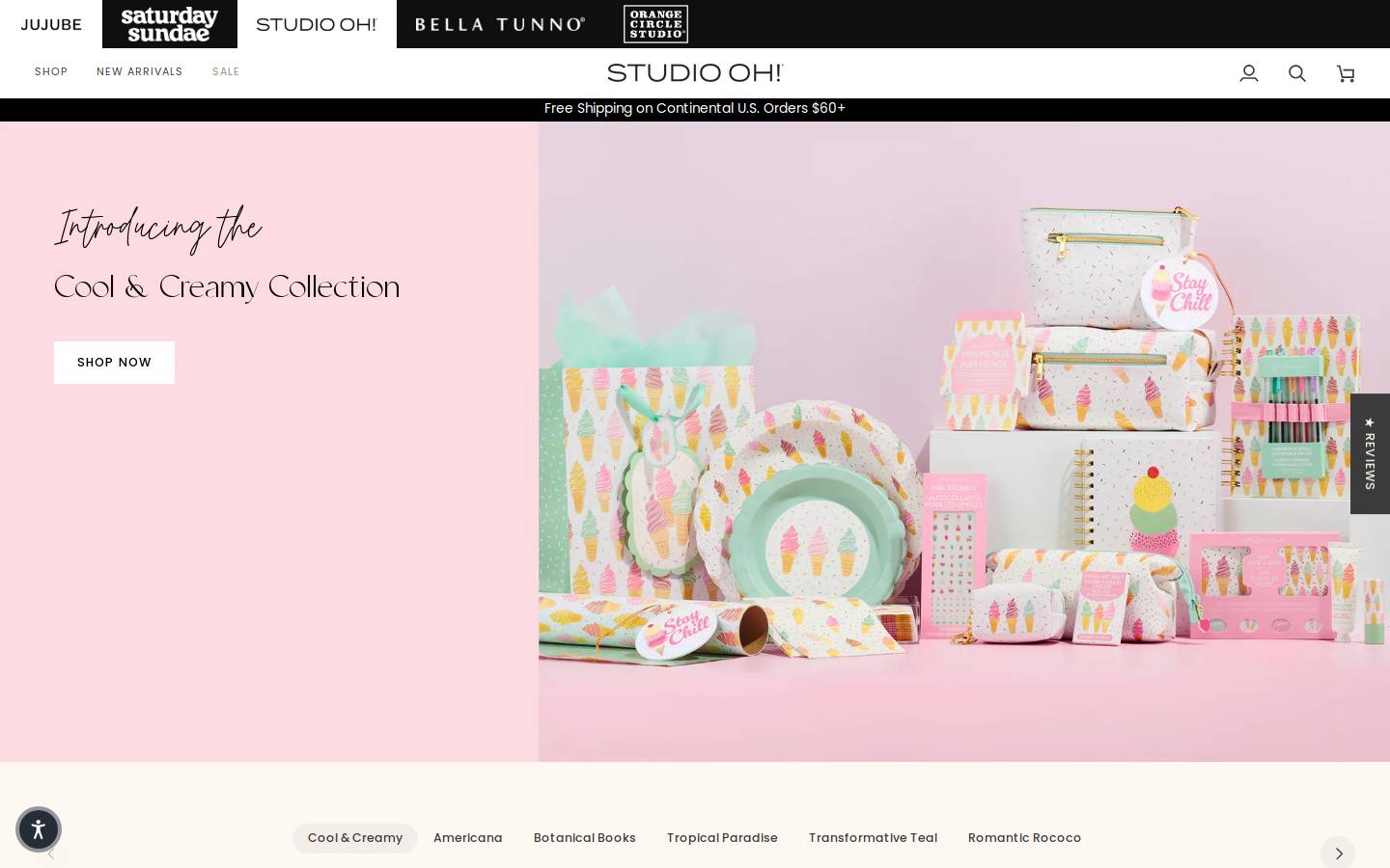 studiooh.com homepage screenshot