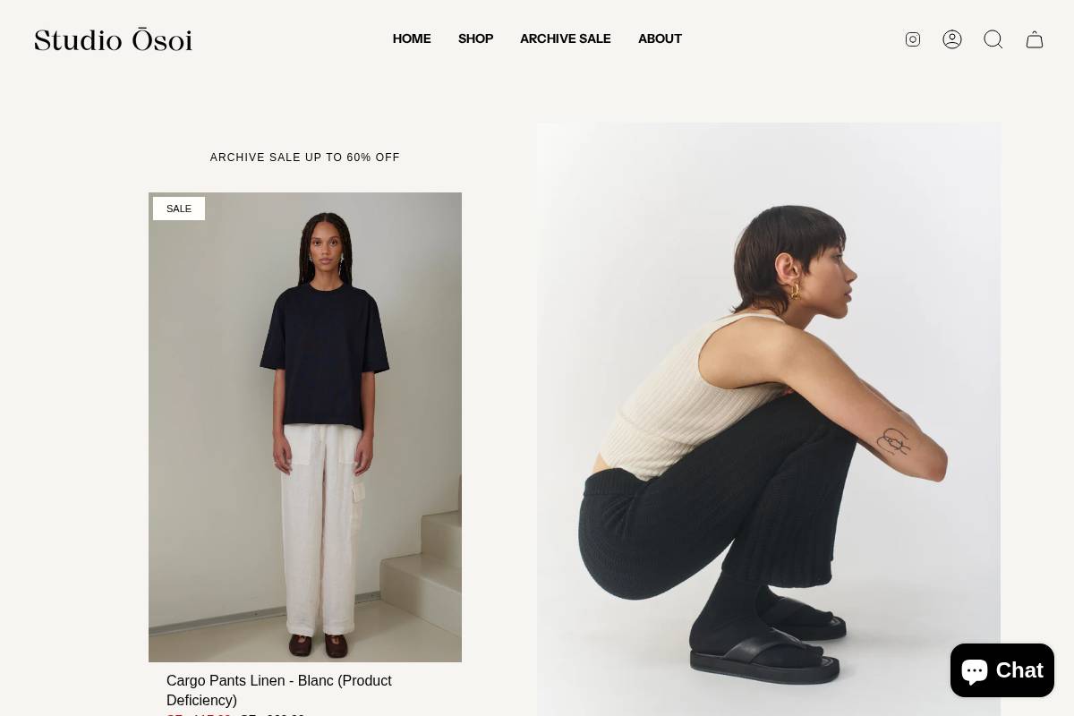 studioosoi.com homepage screenshot