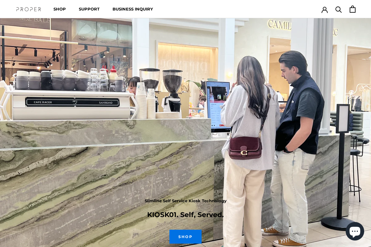 Studioproper homepage screenshot