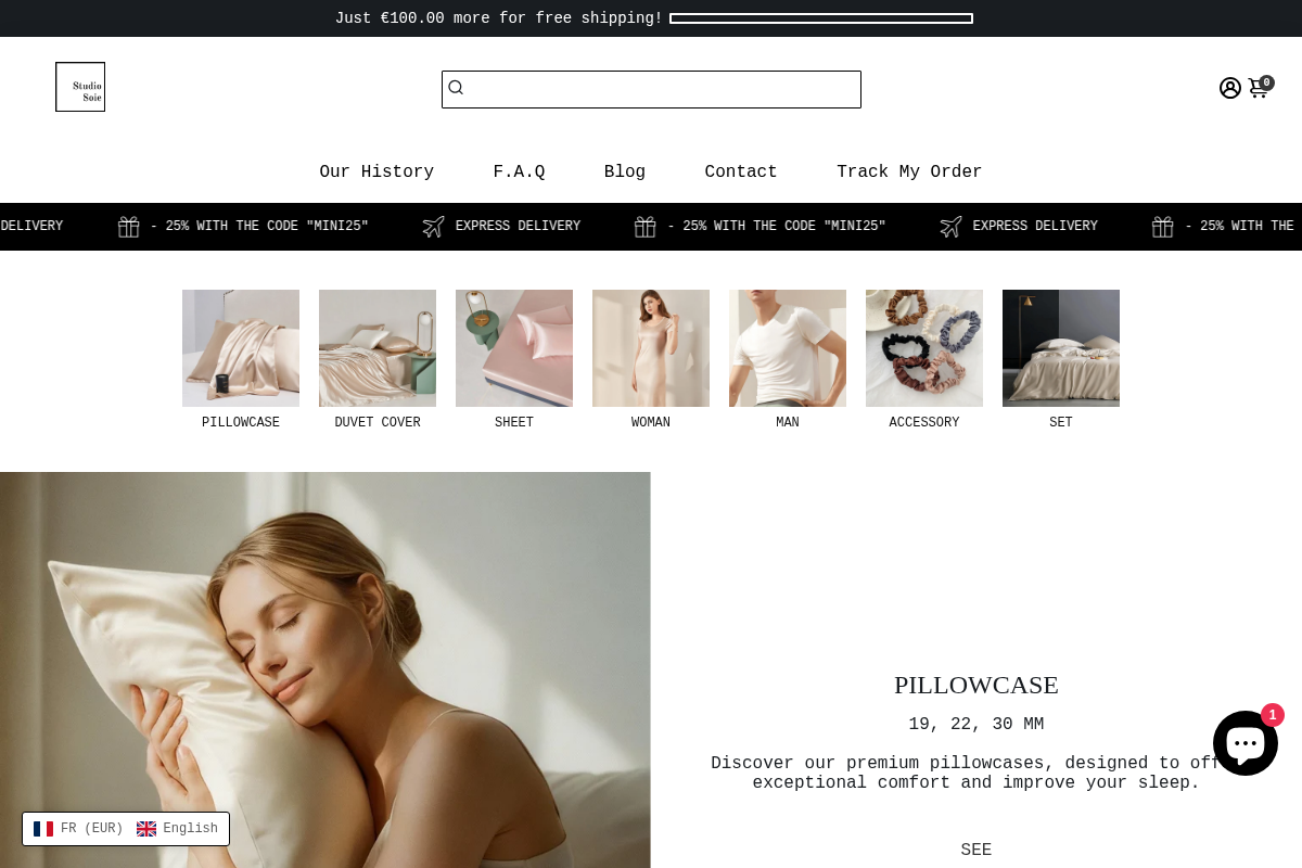 Studiosoie homepage screenshot