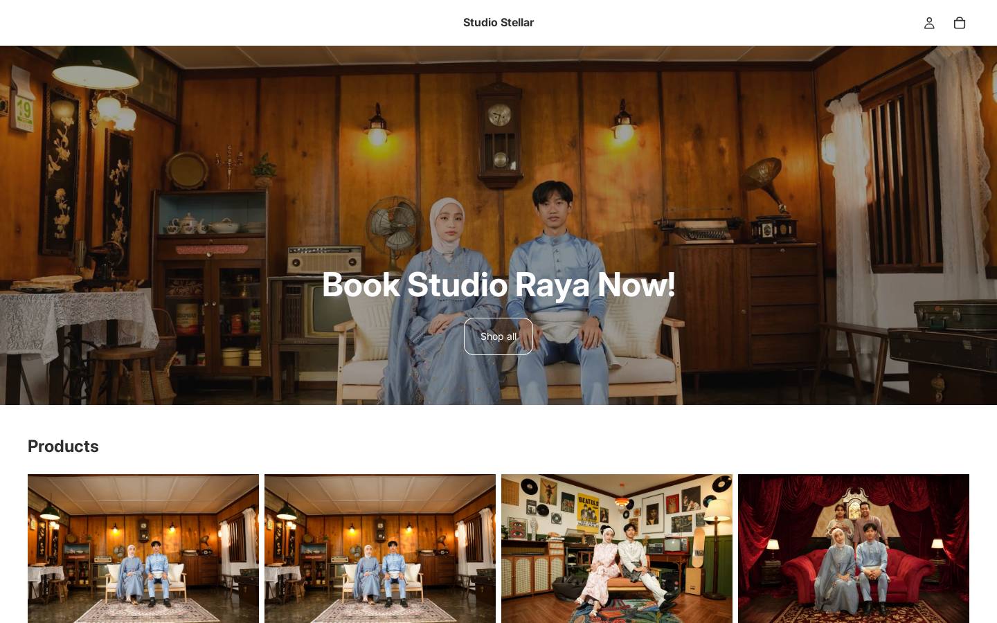 studiostellar.co homepage screenshot