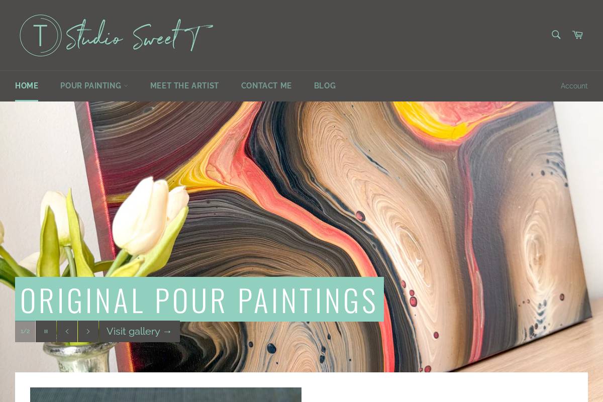 studiosweett.com homepage screenshot