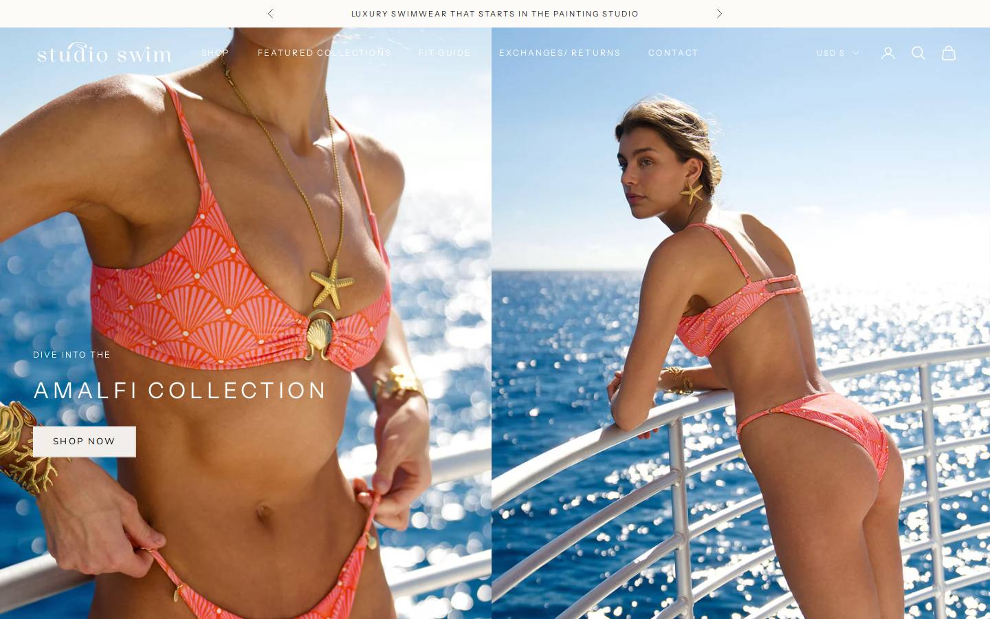 studioswim.co homepage screenshot