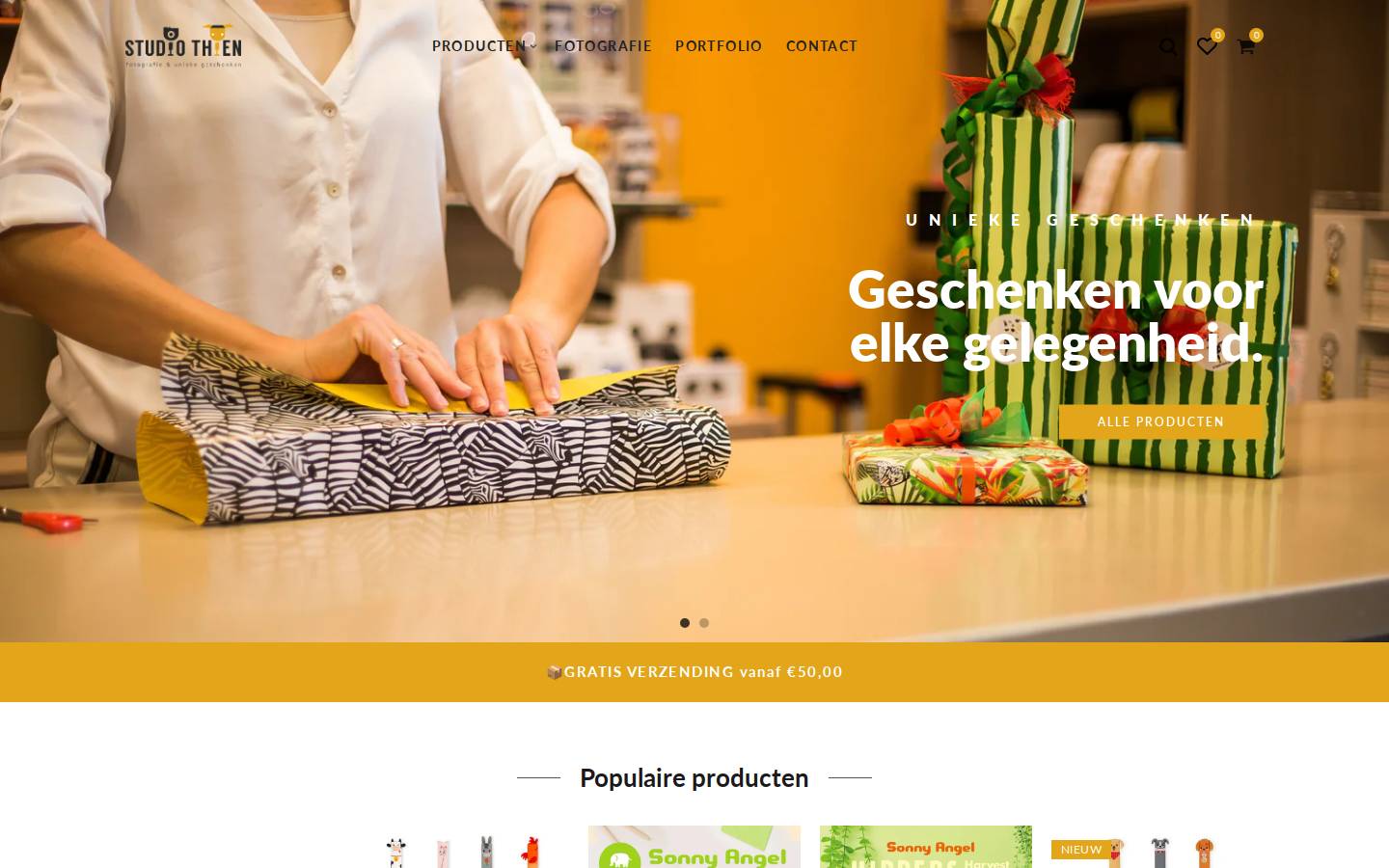 studiothien.nl homepage screenshot