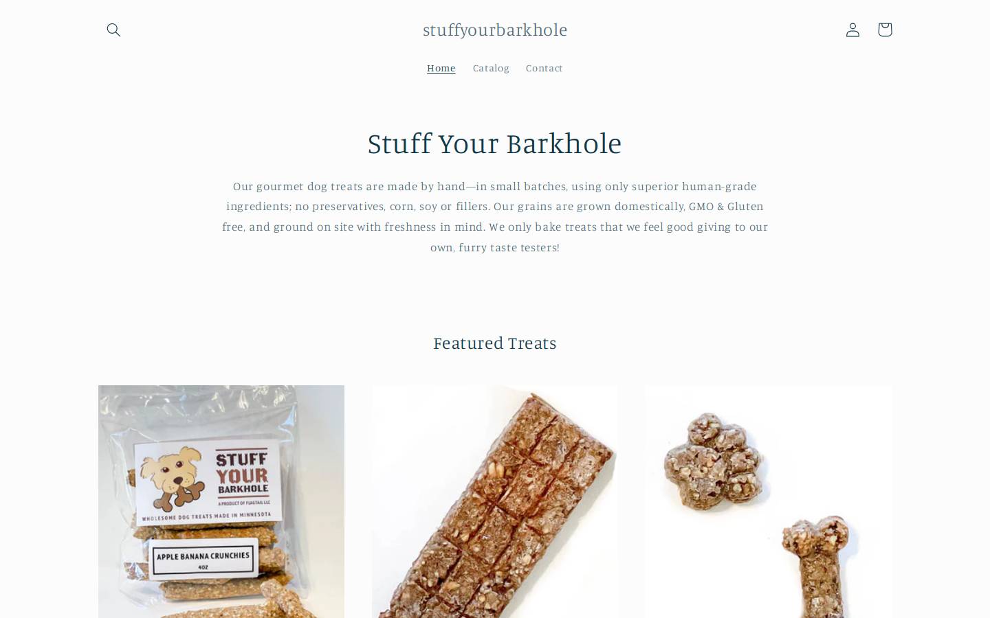 stuffyourbarkhole.com homepage screenshot