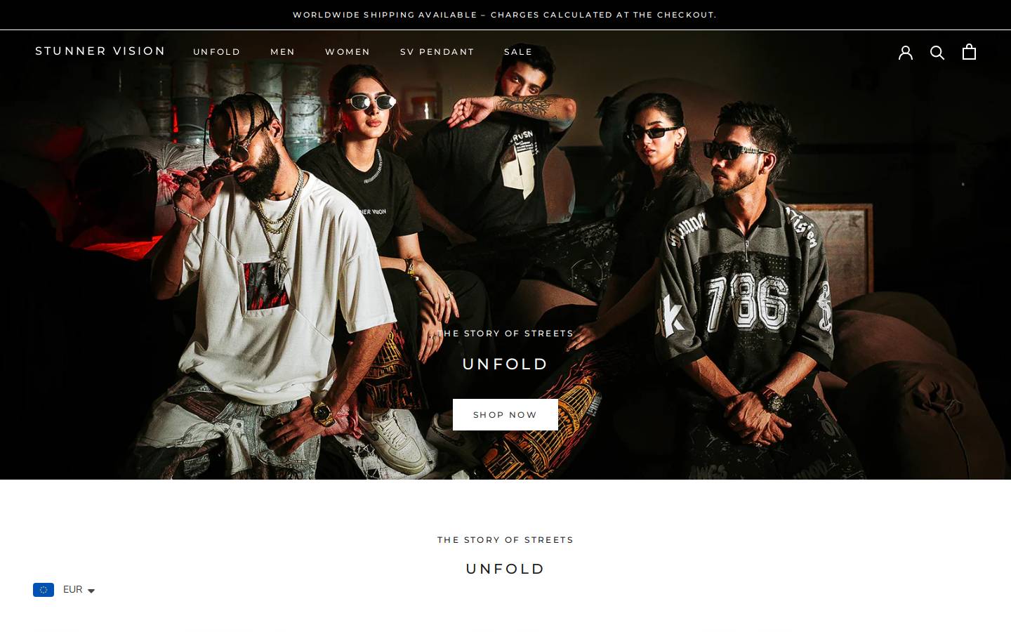 stunnervision.com homepage screenshot
