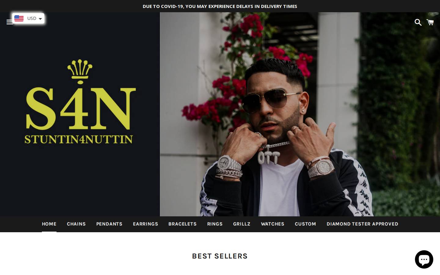 stuntin4nuttin.com homepage screenshot