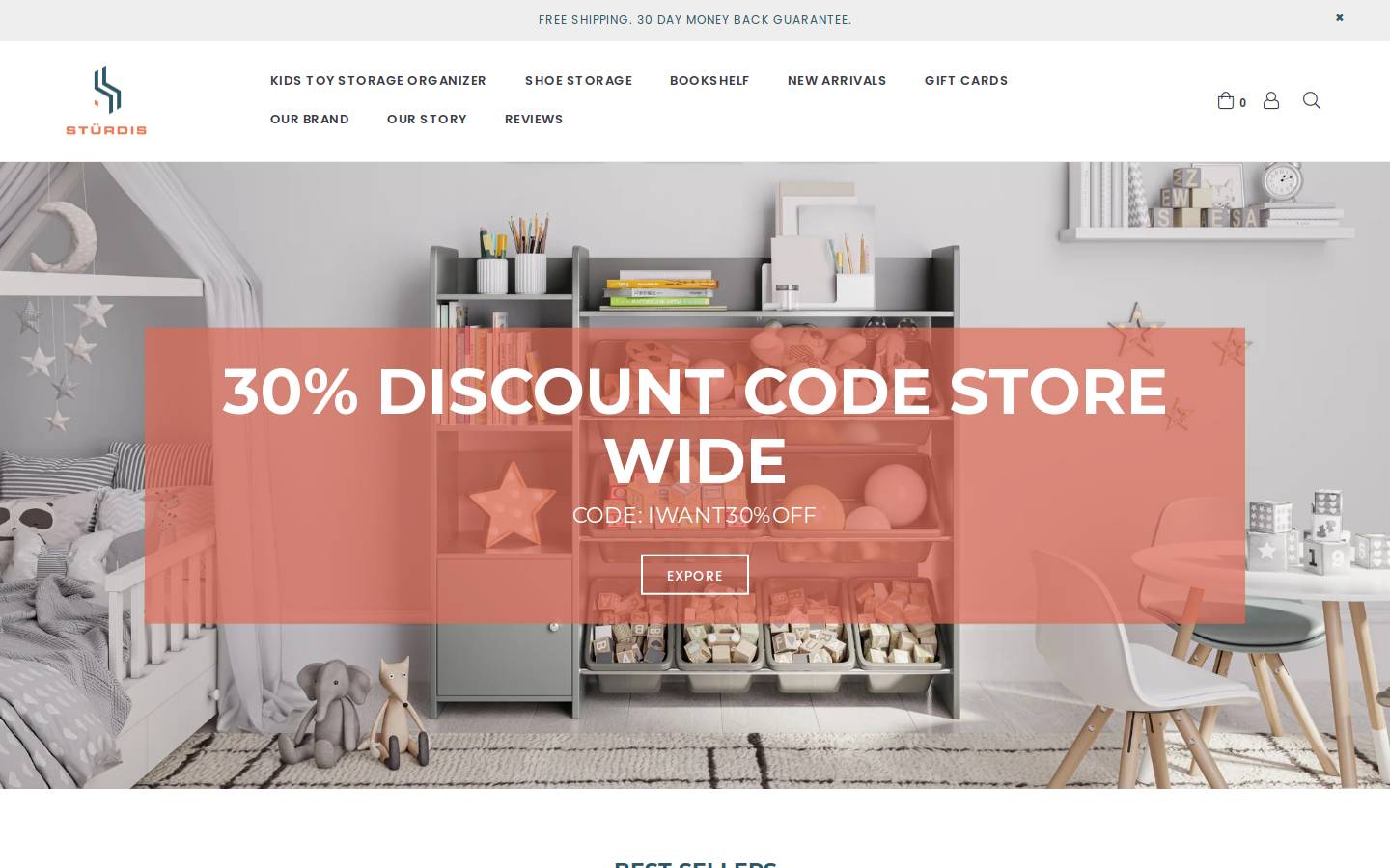 sturdis.com homepage screenshot