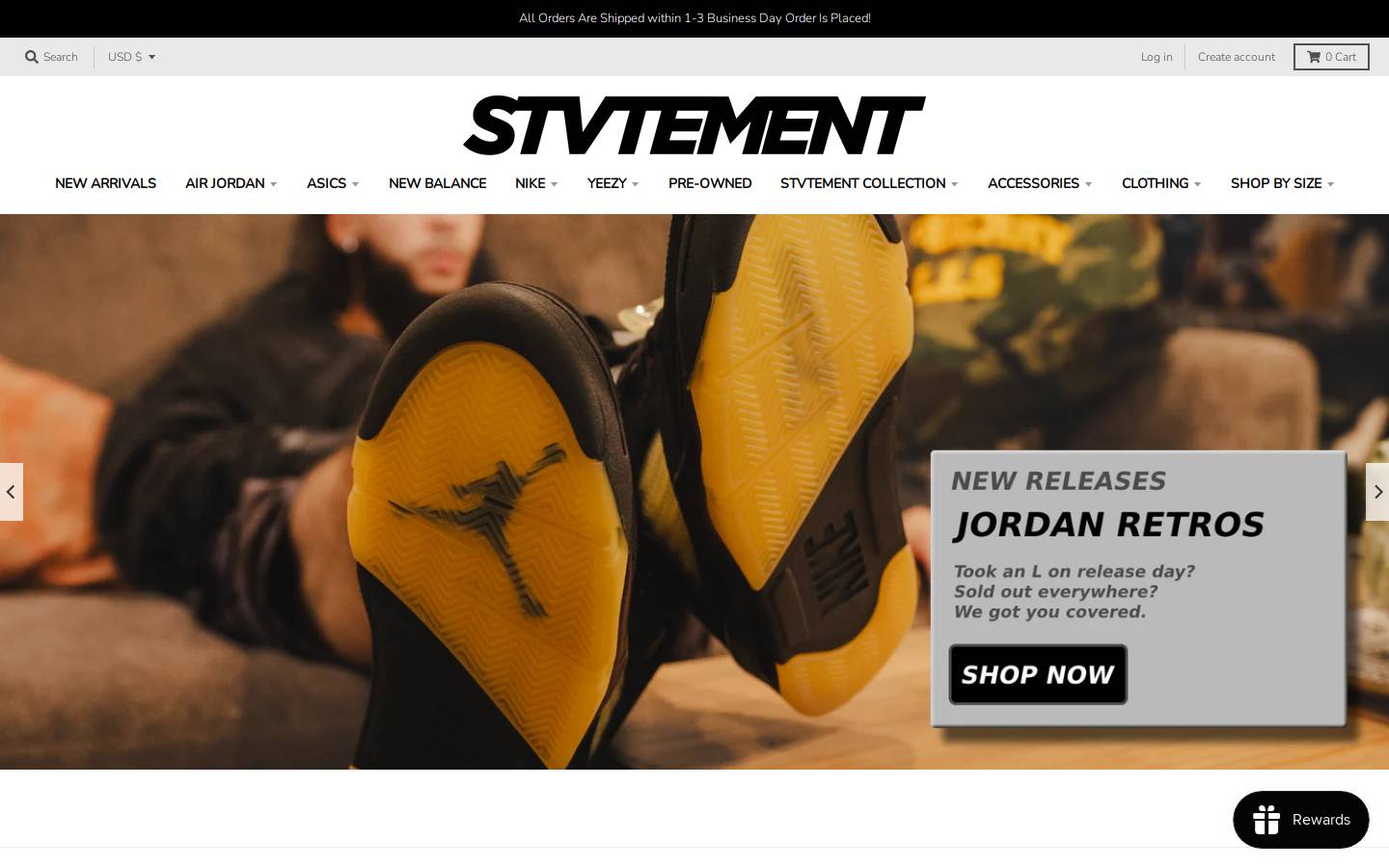 stvtement.shop homepage screenshot