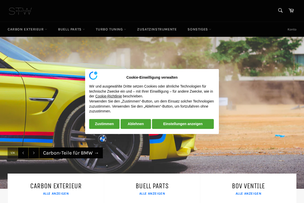 STW-Solutions homepage screenshot