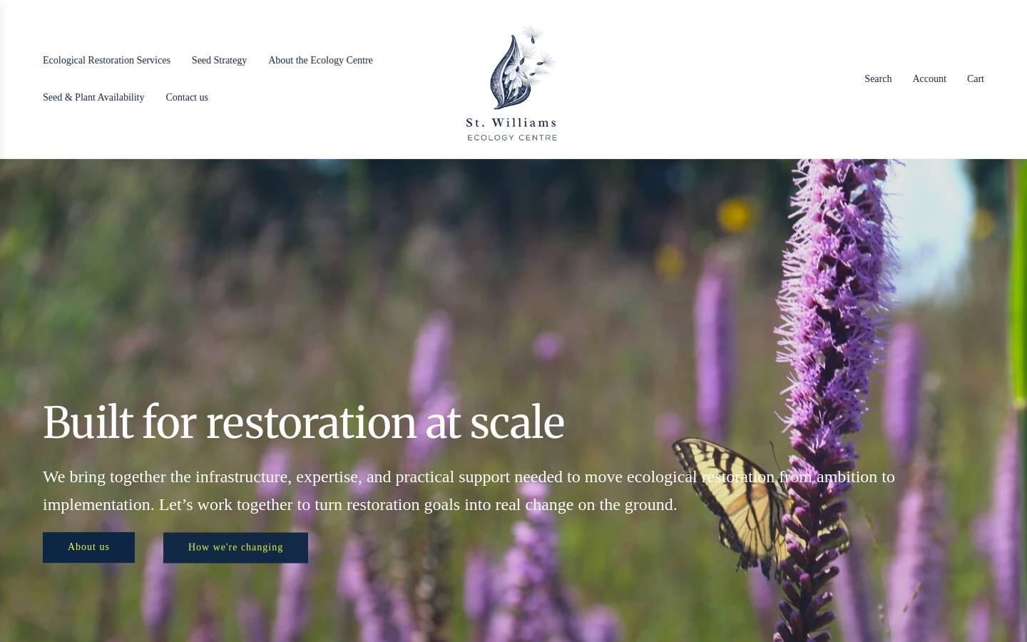 stwilliams.ca homepage screenshot