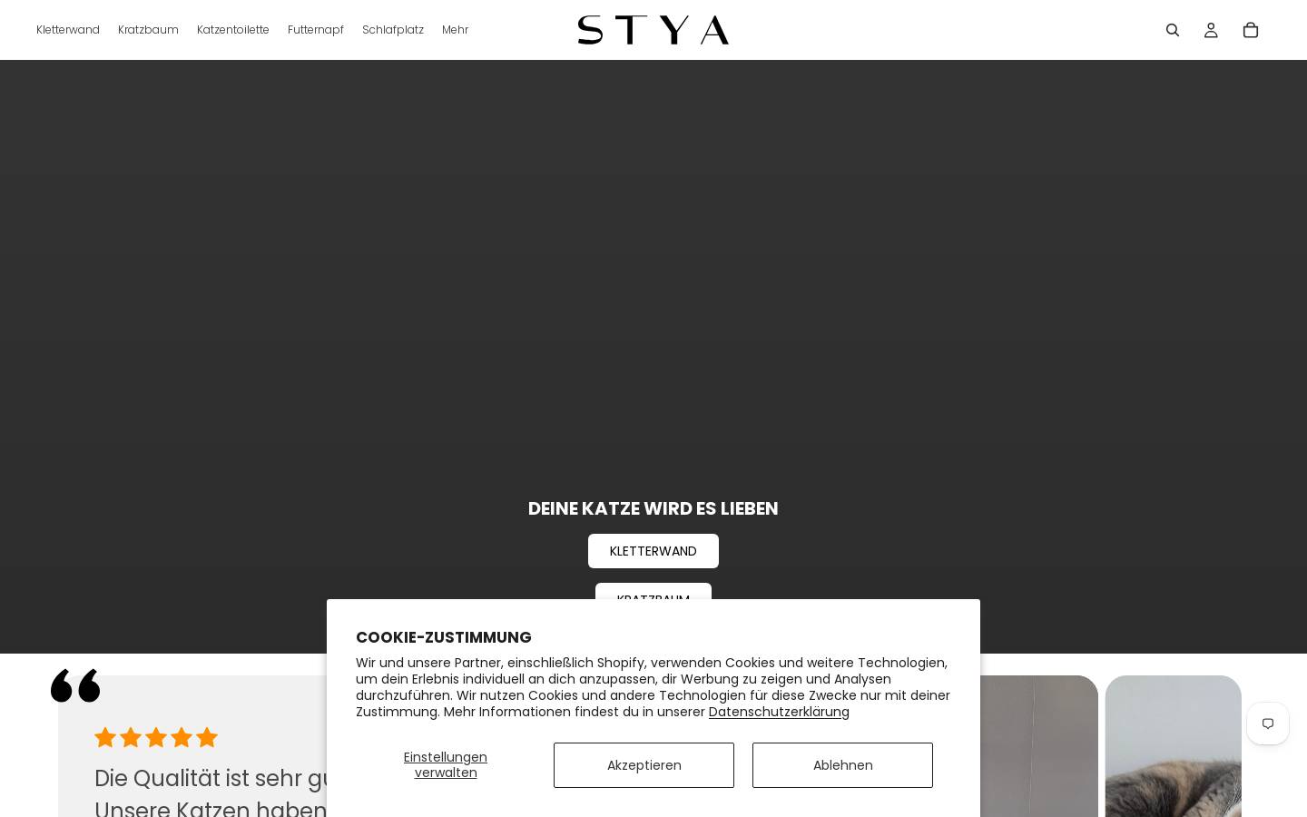 stya.ch homepage screenshot