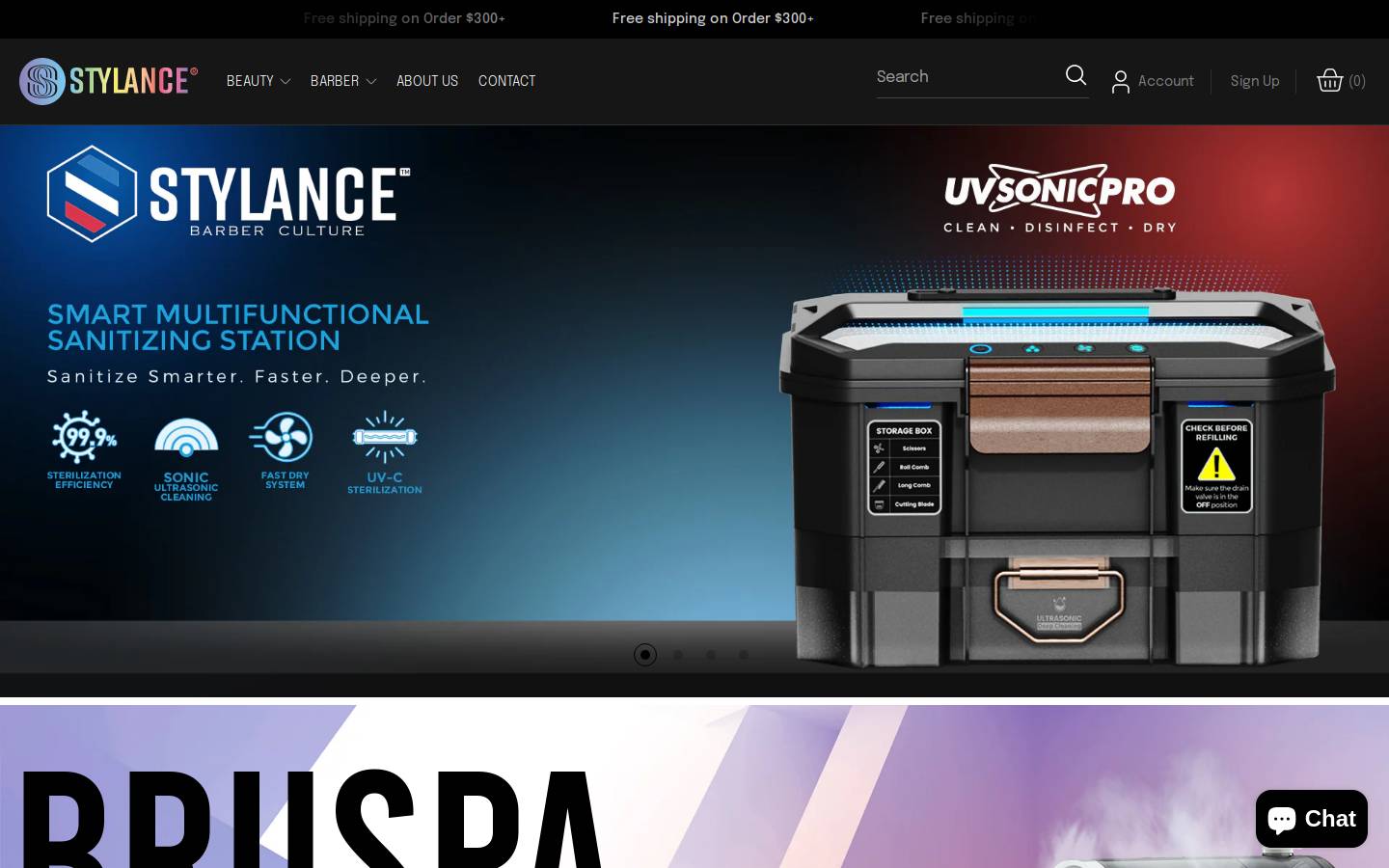 stylancepro.com homepage screenshot