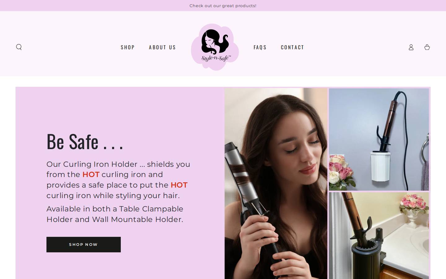 style-n-safe.com homepage screenshot
