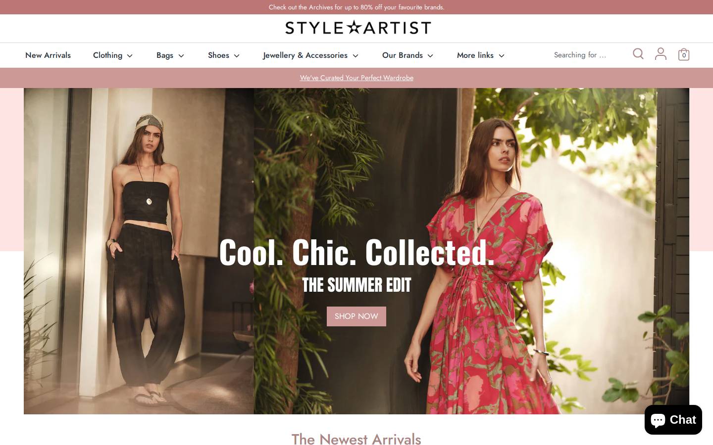 styleartist.com homepage screenshot