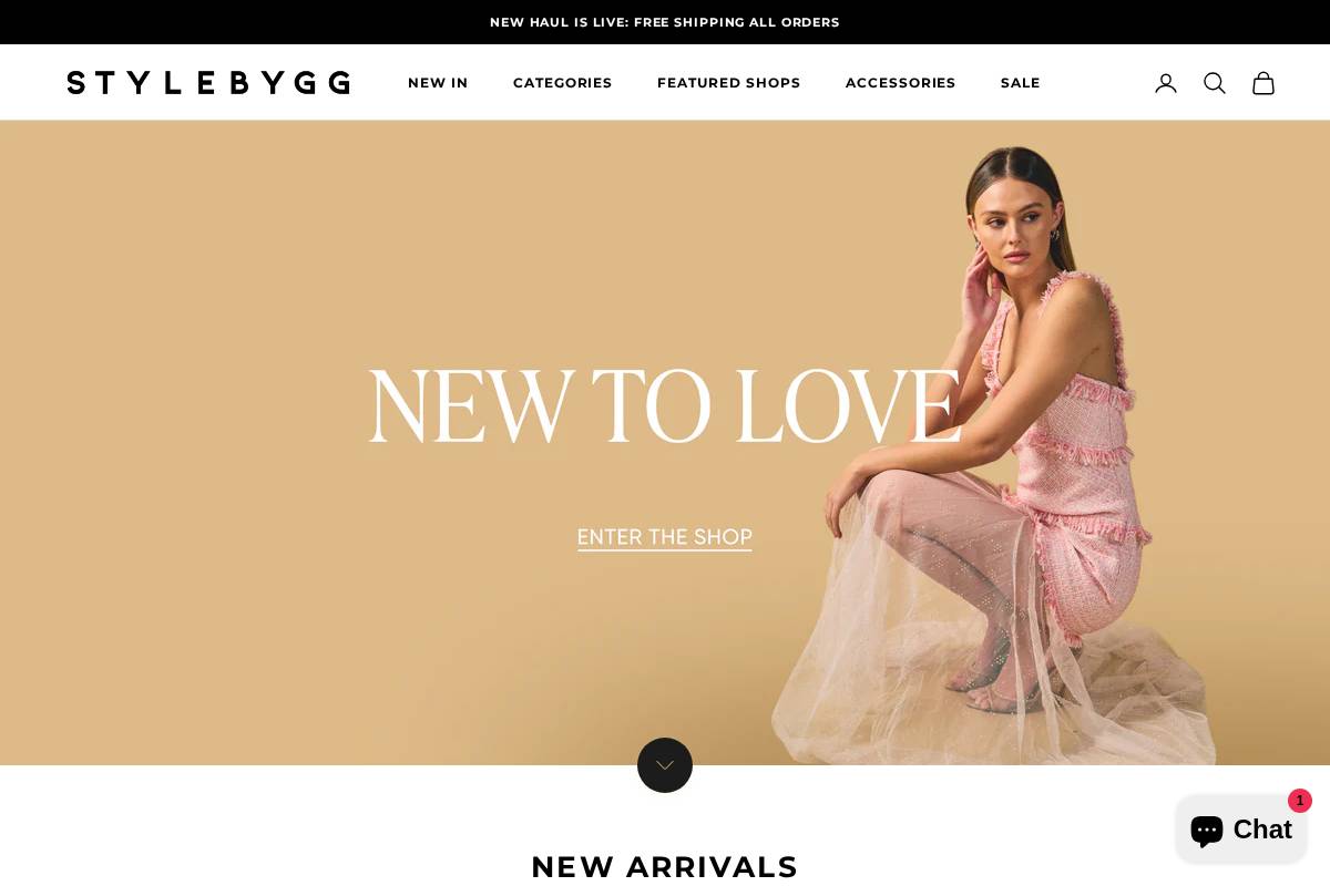 stylebygg.com homepage screenshot