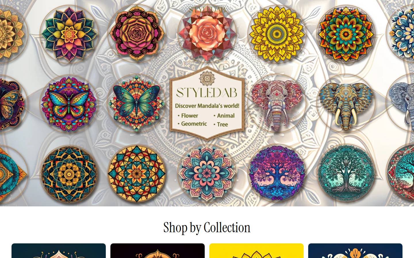 Styledab homepage screenshot