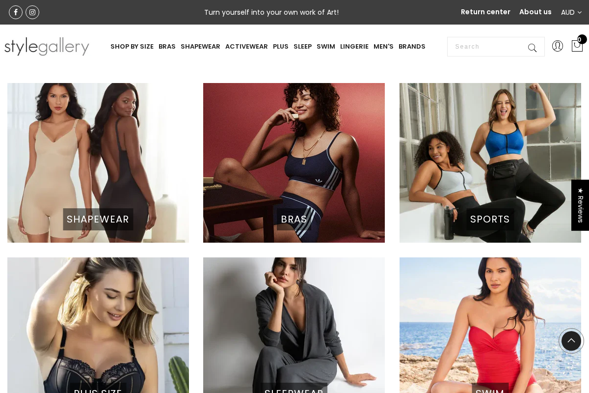 Style Gallery homepage screenshot