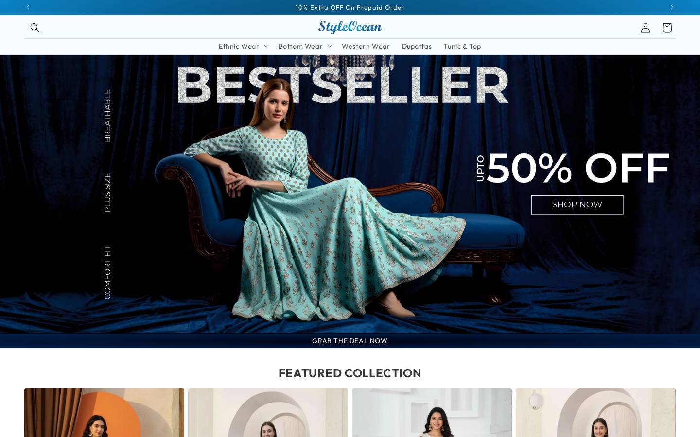 Styleoceanbrand homepage screenshot