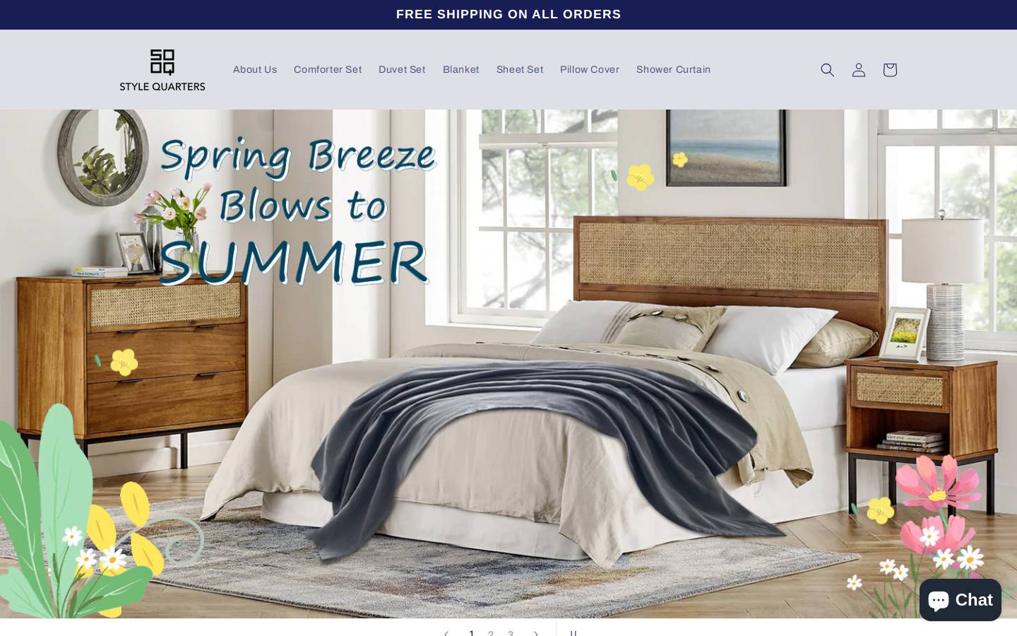 stylequartershome.com homepage screenshot