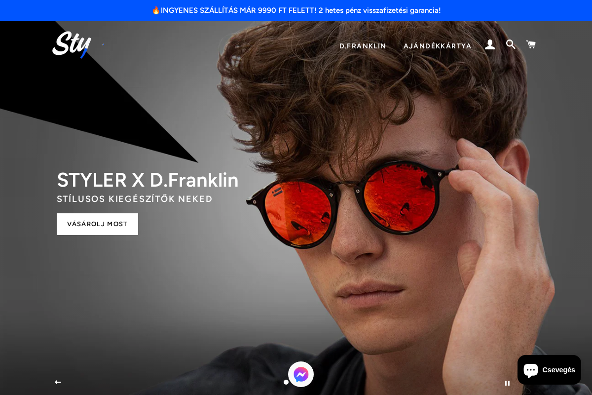 styler.hu homepage screenshot