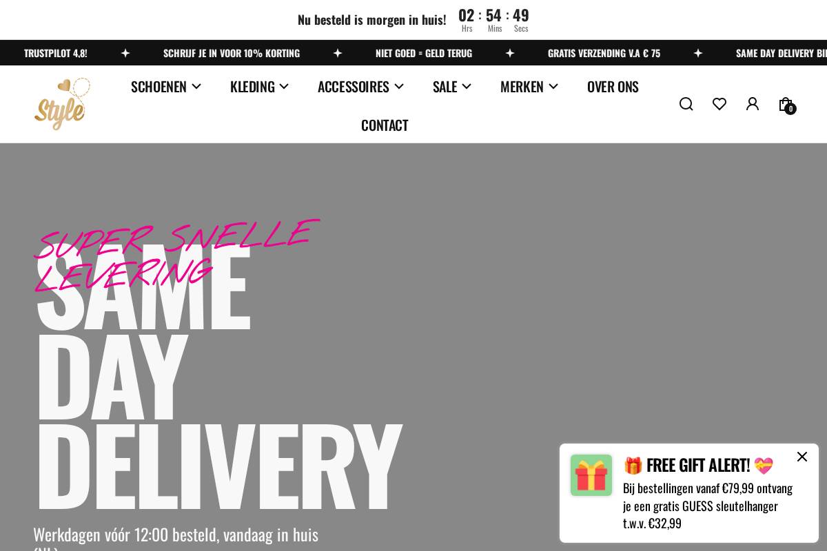 Style woerden homepage screenshot