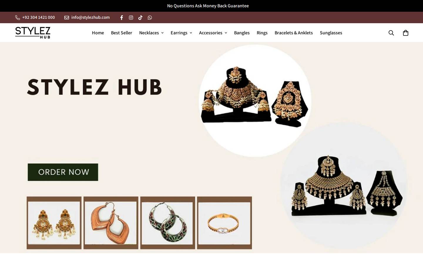 stylezhub.com homepage screenshot
