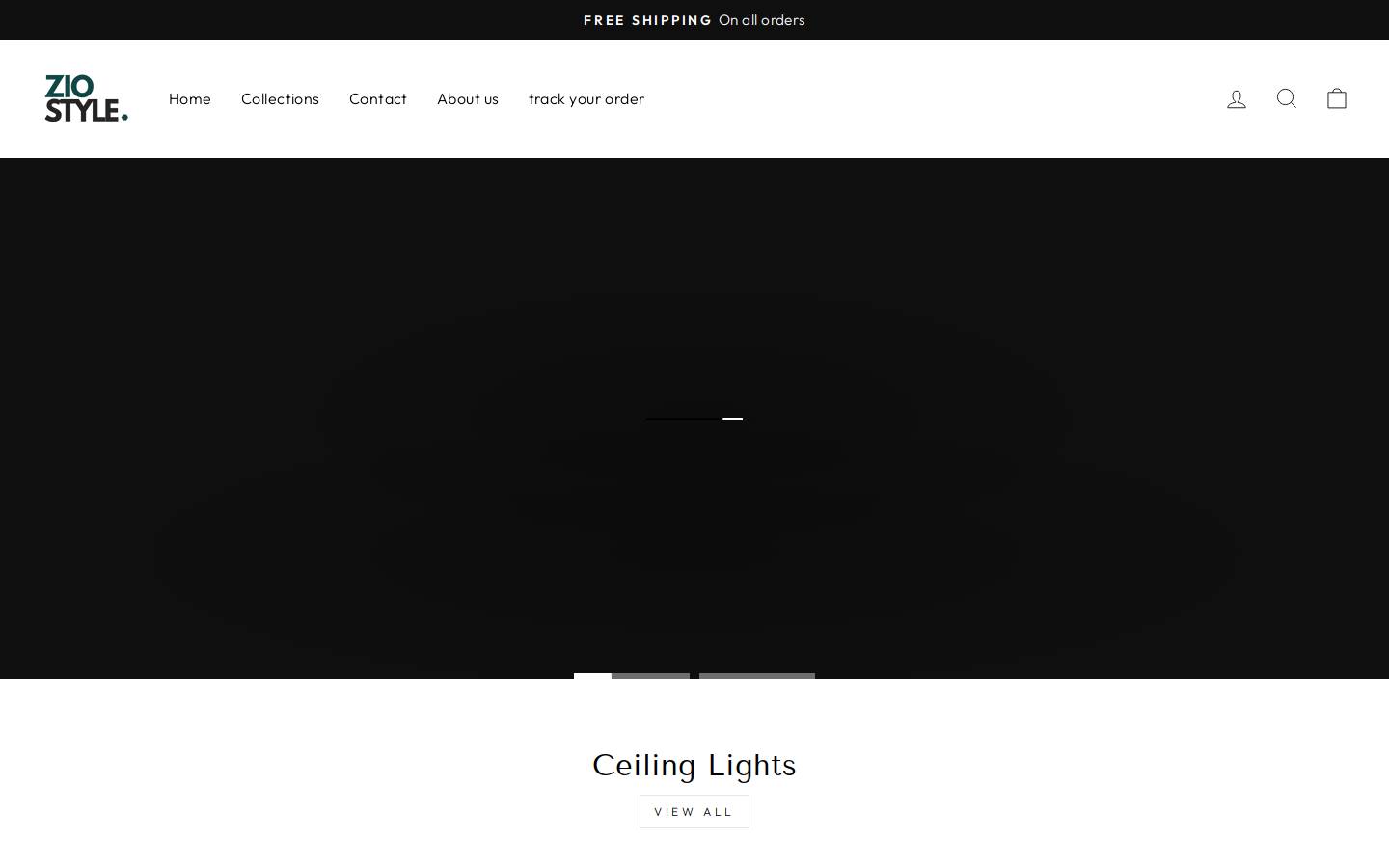stylezio.com homepage screenshot