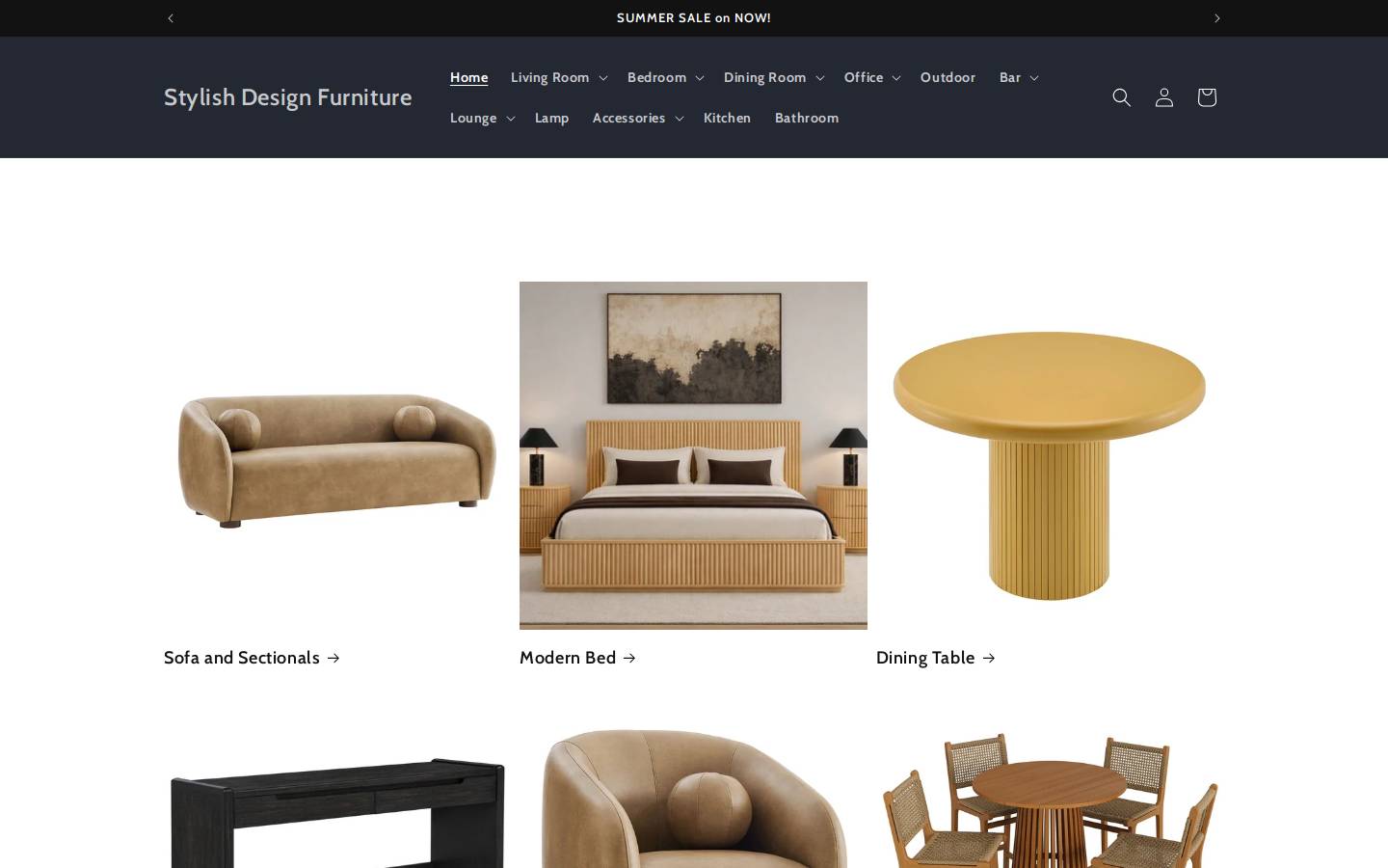 stylishdesignfurniture.com homepage screenshot