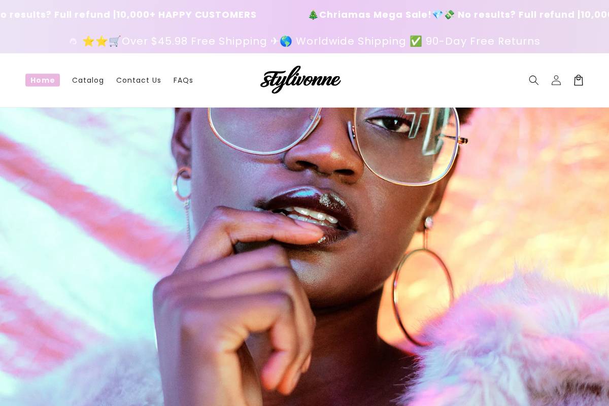 stylivonne.com homepage screenshot