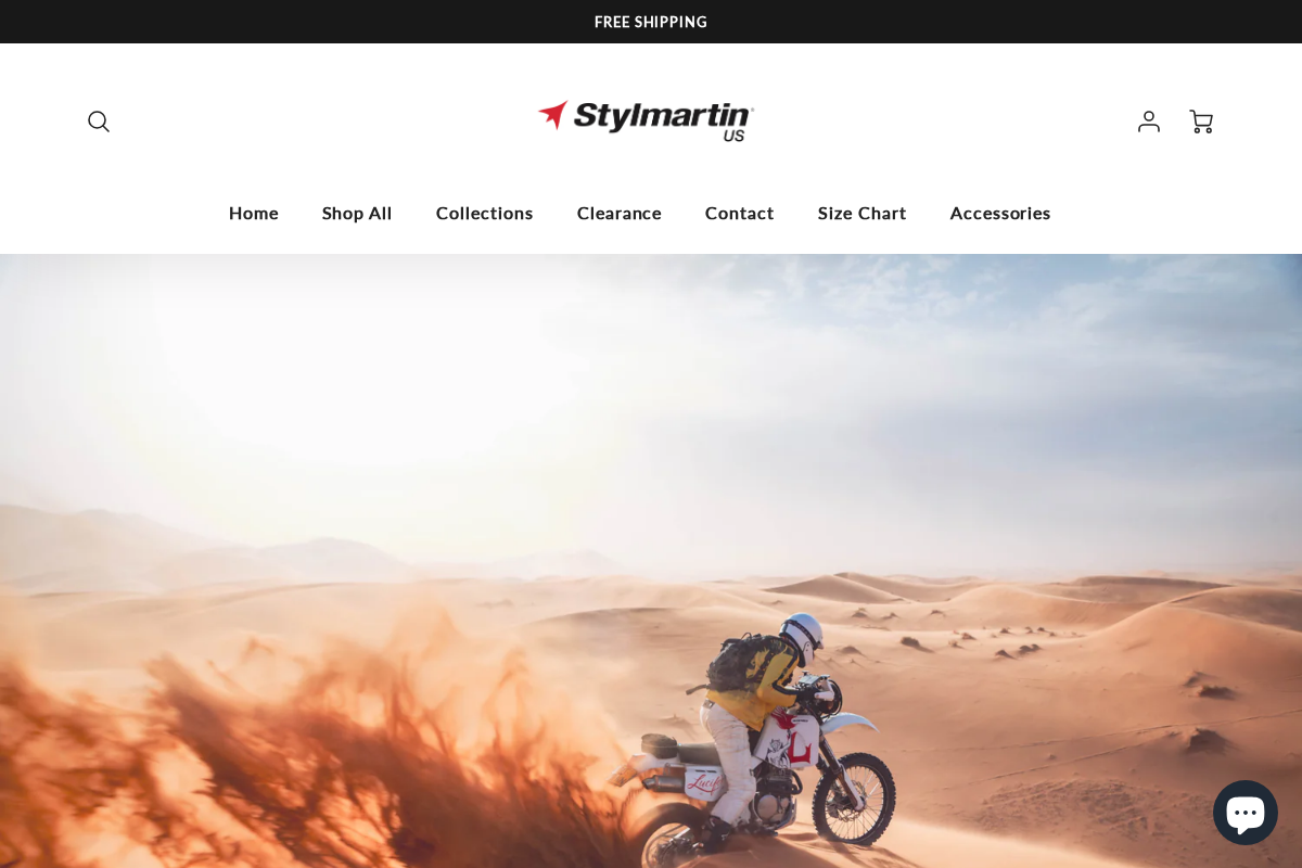 Stylmartin US homepage screenshot