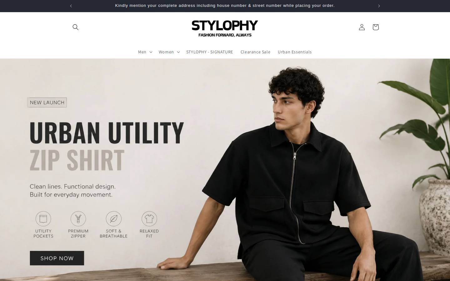 stylophy.com homepage screenshot