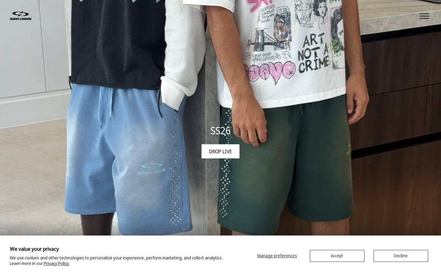 suavoworld.com homepage screenshot