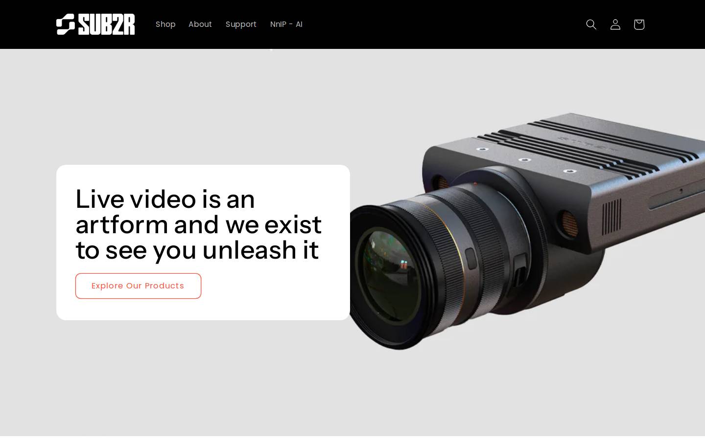 sub2r.com homepage screenshot