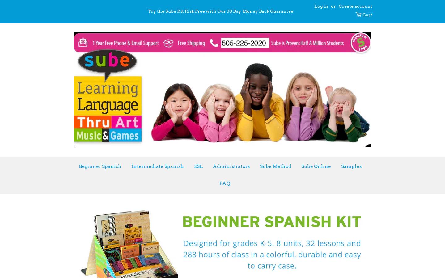 sube.com homepage screenshot