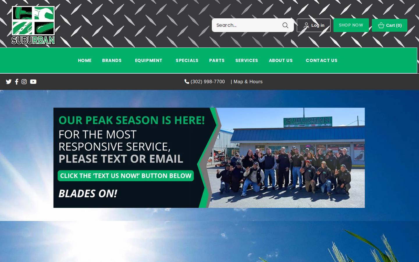 sublawneq.com homepage screenshot