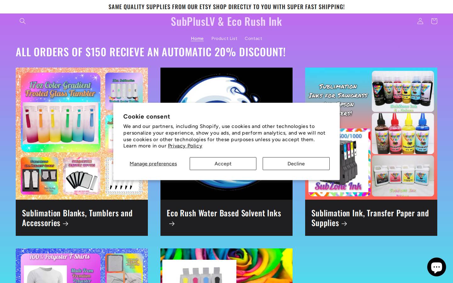 subpluslv.com homepage screenshot