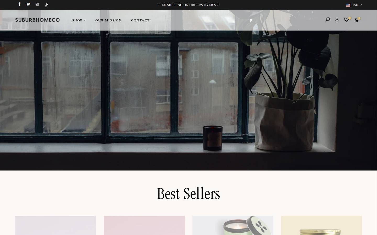 suburbhomeco.com homepage screenshot