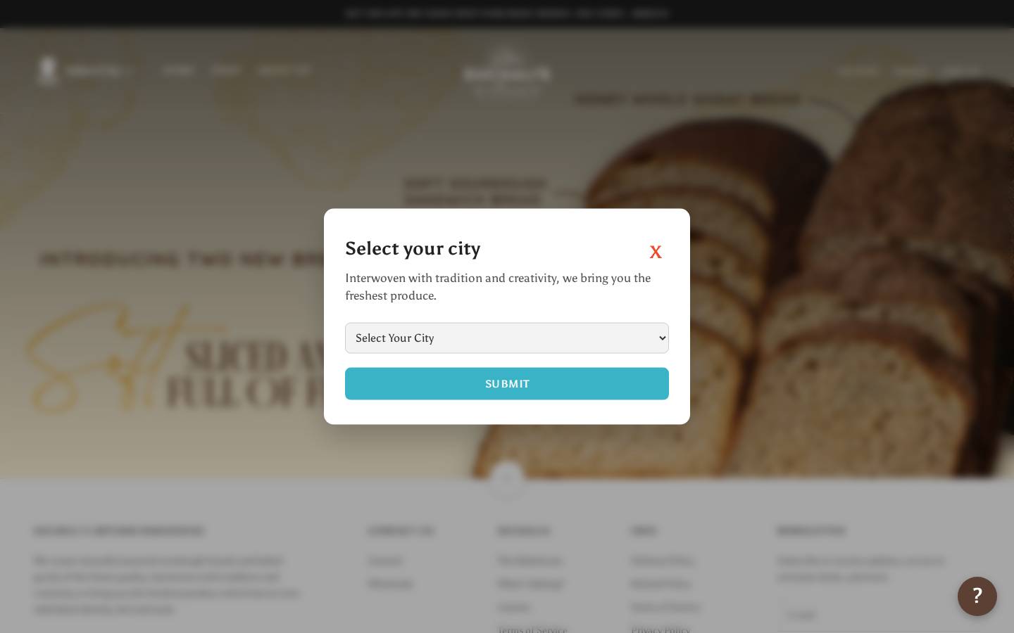 suchalisartisanbakehouse.com homepage screenshot