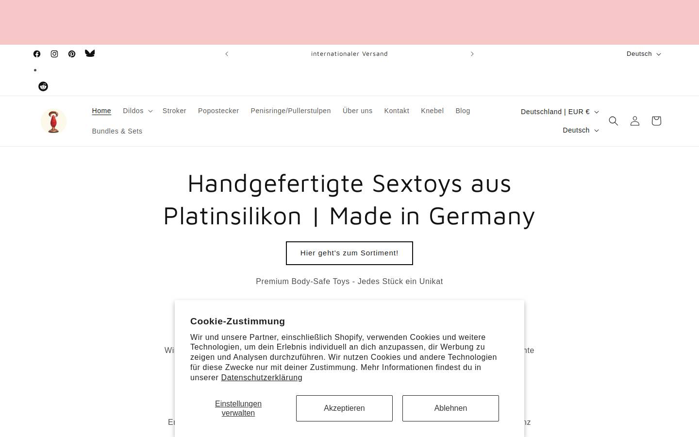 suendwaren-konditorei.de homepage screenshot