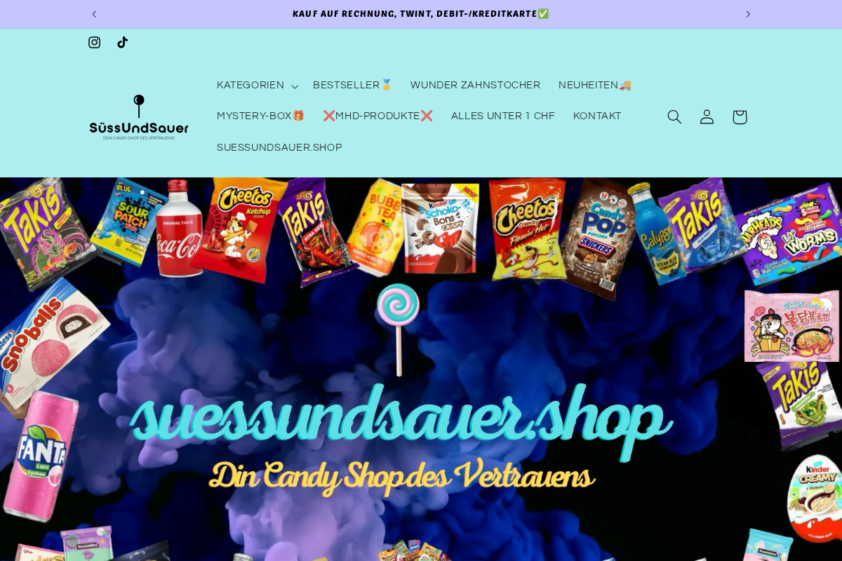 Suessundsauer homepage screenshot