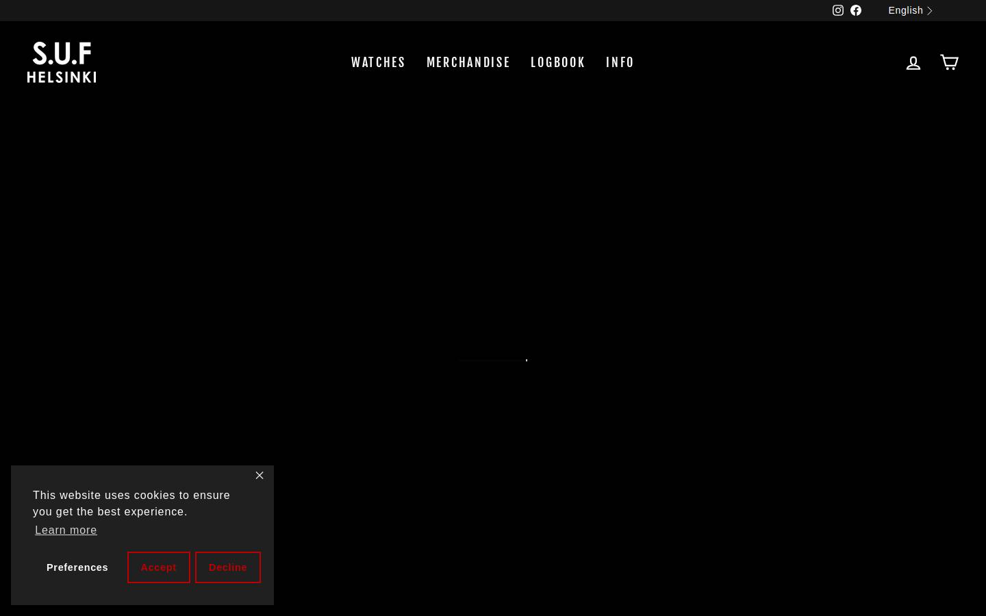 Sufhelsinki homepage screenshot