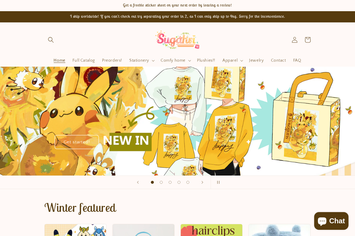 Sugahri homepage screenshot