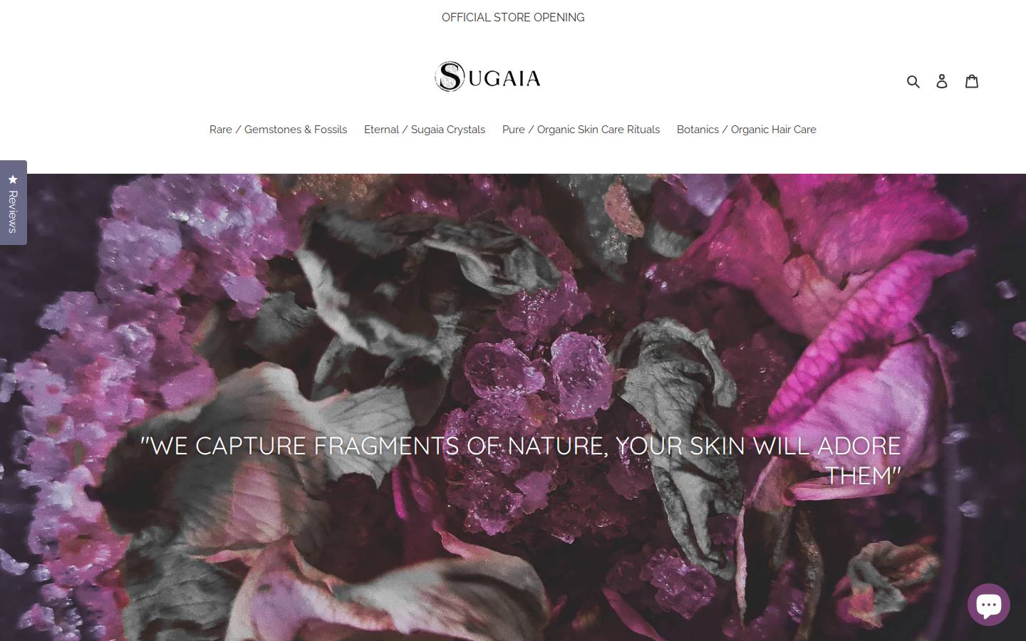sugaia.com homepage screenshot
