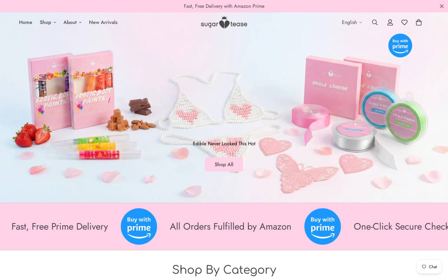 sugar-tease.com homepage screenshot