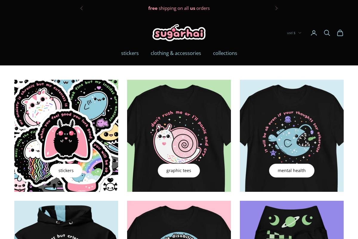 sugarhai homepage screenshot