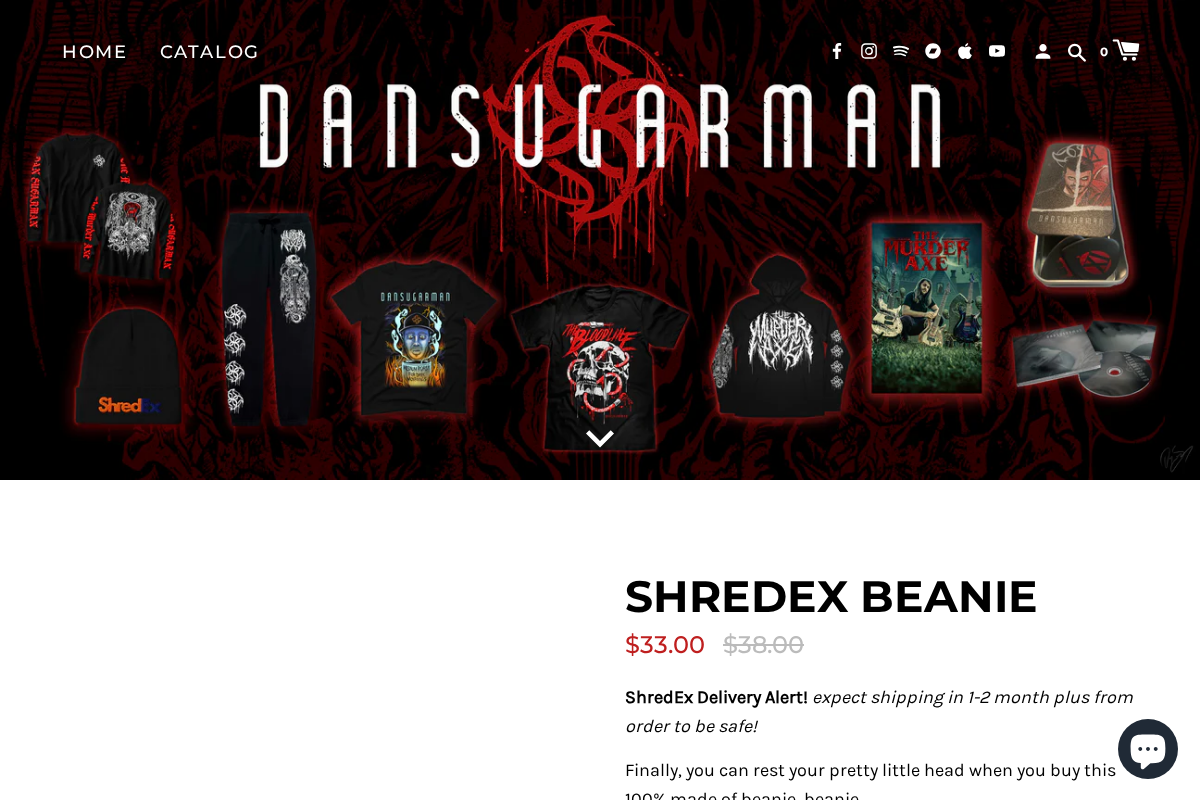 sugarmanshop.com homepage screenshot